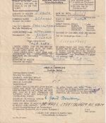 All.Bes. - Eckernförde 1945 Entlassungschein - diverse Stempel/Vermerke