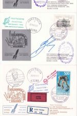Jugoslawien - Postrakete Raketom 3 Raketenpost-Belege 23.9.1973