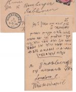England/Bayern - 1 P. Ganzsache London - Würzburg 1901 - Judaika !