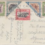 Mocambique Gesellschaft - 45 C. Freimarke u.a. Karte Beira - Hannover 22.1.39