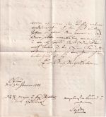 Preussen - von Seydlitz (Kurzbach Generalleutnant d. Kavallerie) OU Brief 1771