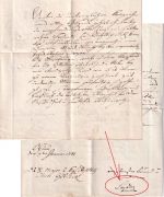 Preussen - von Seydlitz (Kurzbach Generalleutnant d. Kavallerie) OU Brief 1771