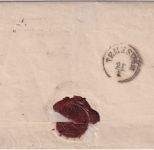Bayern/Öst.-Ung.(Rumänien) - 9 Kr Quadrat grün Brief oMR 32 Bamberg 24. JAN 1859
