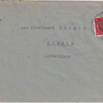 SBZ/OPD Leipzig - 8 Pfg AH (geschwärzt) Ortsbrief Döbeln 29.6.45