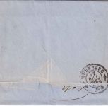 Lübeck/Th&T/Bayern - 1863 12 Kreuzer Portobrief (1. Gewichtsstufe) n. Nürnberg