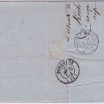 Lübeck/Th&T/Frankreich - 1854, 18.4. K2 Portobrief n. Bordeaux - mit Inhalt