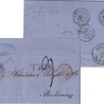 Dänemark/Lübeck/Frankreich - 1865 Portobrief n. Bordeaux - "T.T.36"