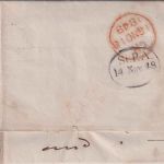 Lübeck/England - 1848, 13/11 Portobrief n. London - mit Inhalt
