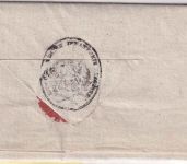Bayern - Landau roter L1 Militaria-Dienstbrief n. Hilpoltstein 1826