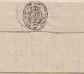 Bayern - Landau roter L1 Militaria-Dienstbrief n. Kaiserslautern 1833 - Inhalt !