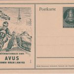 Berlin - 10 Pfg. Glock Sonderganzsache Int. DMV-Avus Rennen 1952 ungebraucht