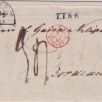 Lübeck/Th&T/Frankreich - 1843 HKS u. TTR4 Portobrief n. Bordeaux