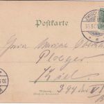 Niedersachsen - Dreibergen fabr. Mehrbild-Litho (Gasthaus etc.) gelaufen 1901