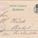 DR - Stubben (Bz. Bremen) 7.9.95 KOS/Ank.stpl. 5 Pfg. Ganzsache v. Lesum