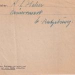 DR - Ratzeburg 19.2.45 Handwerbestempel Faltbrief n. Hainstadt