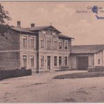 Schleswig-Holstein - Bistoft (Großsolt) Bahnhof sw-AK gelaufen 1922
