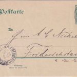 DR - Mohrkirch-Osterholz 27/2 07 KOS 5 Pfg. Germania n. Friedrichstadt