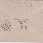 All.Bes./Kontrollrat - 80+4 Pfg. Ziffer Einschreibebrief Kiel 4 - Celle 1946