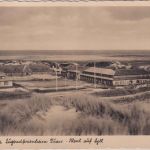 Schleswig-Holstein - Klent a. Sylt Hamburger Jugendferienheim Puan sw-AK ca 1955