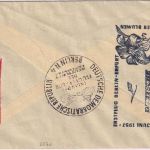 BRD - Lufthansa (DDR) Erstflug berlin/Erfurt Lupo-Einschreibebrief Wyk 13.6.57