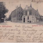 Schleswig-Holstein - Kellinghusen Marktpltz Hauptstraße sw-AK gelaufen 1904