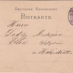 DR - Buchholz (Kr. Harburg) 4/11 87 KOS 5 Pfg. Ganzsache n. Hohnstedt