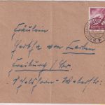 DR - 12 Pfg. Wehrmacht Brief SST Dt.-Ital. Kulturtage Hamburg - Freiburg 1943