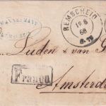 NDP/Holland - 2 Gr. dst. Brief K2 Remscheid - Amsterdam 19.8.68
