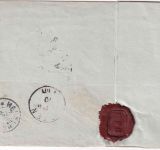NDP - 1+2 Gr. gez. Paketbegleitbrief Harburg - Osten b. Barbeck 26.10.70