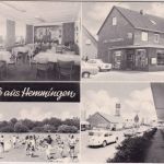 NRW - Hemmingen Bäckerei Gaststätte etc. Mehrbild-sw-AK ca. 1962