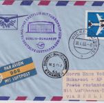 BRD - Wickrath 30.4.63 apt. Tagesstempel DDR-Lufthansa Erstflug Berlin Bukarest