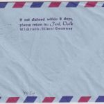 BRD - Wickrath 30.4.63 apt. Tagesstempel DDR-Lufthansa Erstflug Berlin Bukarest