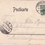 NRW - Düsseldorf Carneval 1899 sw-Künstler-AK gelaufen 14.2.99