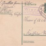 DR - Wiera ü. Treysa Landpost-Ra2 Bahnpost Kassel/FFM Ganzsache n Kirchheim 1934
