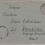 DR - Warburg 11.3.45 Felpostbrief Reservelazarett n. Obernkirchen - mit Inhalt