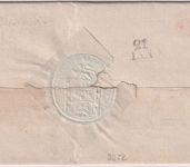 Hannover - Eimbeck 18. JAN Ra2 Militaria-Dienstbrief n. Stade ca. 1825