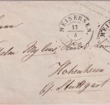 NDP - 1 Gr. Ganzsache/Brief nachverw. Hannover-K2 Meinersen 17/5 - Hohenheim