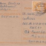 AM-Post - 6 Pfg. Ganzsache+Zusatz (20) Suhlendorf ü. Ülzen 1.3.46 Datum !