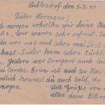 AM-Post - 6 Pfg. Ganzsache+Zusatz (20) Suhlendorf ü. Ülzen 1.3.46 Datum !