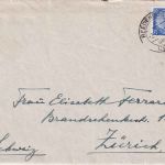 DR - Beedenbostel ü. Celle 1938 Brief i.d. SCHWEIZ