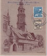 All.Bes. - Celle 1947 Tag der Briefmarke Sonderkarte m. SST zur Cephila