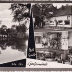 NRW - Kirchhellen Ausflugslokal Grafenmühle sw-Mehrbild-AK ungelaufen ca. 1965