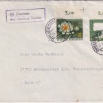 BRD - (24b) Dannau ü. Lütjenburg/Ostholst. Landpost-Ra2 Brief n Schönenbach 1958
