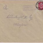 DR - Oldenbrok-Niederort ü. Brake Landpost-Ra2 Brief n. München 1936
