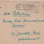 All.Bes. - (16) Dörnhagen ü. Kassel 7 Landpost-Ra2 Brief n. Darmstadt 1948