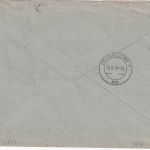 DR - Berghofen ü. Frankenberg Landpost-Ra2 Einschreibebrief n. Düsseldorf 1944