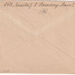 DR - Cassdorf ü. Homberg (Bz. Kassel) Landpost-Ra2 Brief n. Hofheim 1944