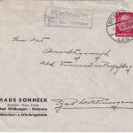 DR - Kleinern ü. Bad Wildungen Landpost-Ra2 Brief n. Bad Wildungen 1935