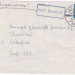 BRD - 5429 Berndroth Landpost-Ra1 Briefdrucksache Nastätten - Elberfeld 1963