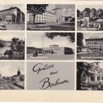 BRD - Bochum DPST (Devisenpoststelle) Tagesstempel Karte n. ÖSTERREICH 1953